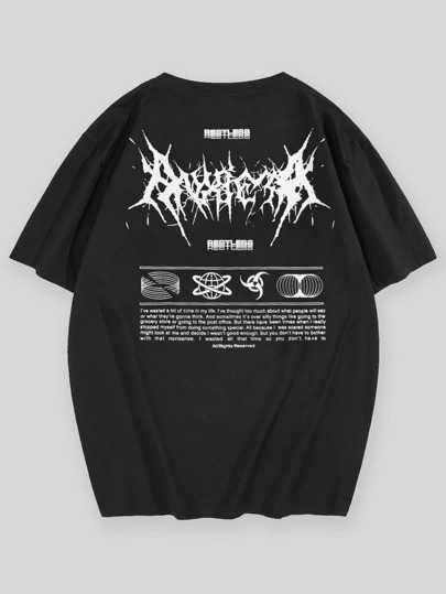 MkngProject Camiseta De Com Estampa E Slogan Para Homens