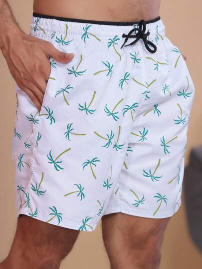 Bermudas Masculinas Mauricinho Shorts Seca Rápido Surf Estampada Praia Tactel Adulto Shorts