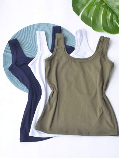 KIT TRIO BLUSA COM ALÇA LARGA