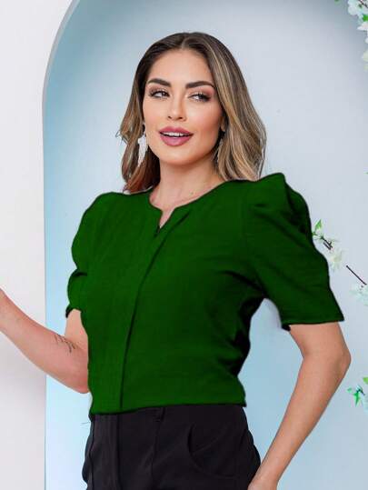blusa femenina lançamento design verão primavera liso