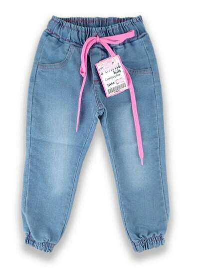 Calça Jeans Jogger Infantil FEMININA