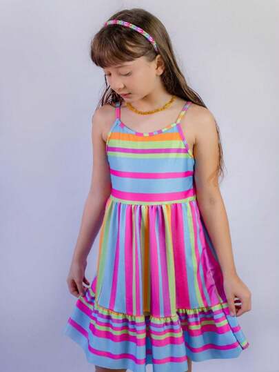 Vestido infantil verão menina