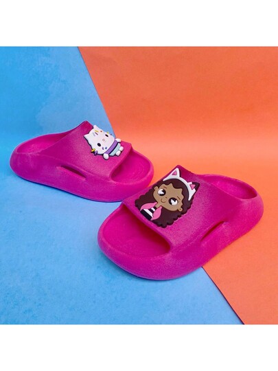Chinelo Infantil Babuche Nuvem Slide Macio Sandalia Menina e Gatinha