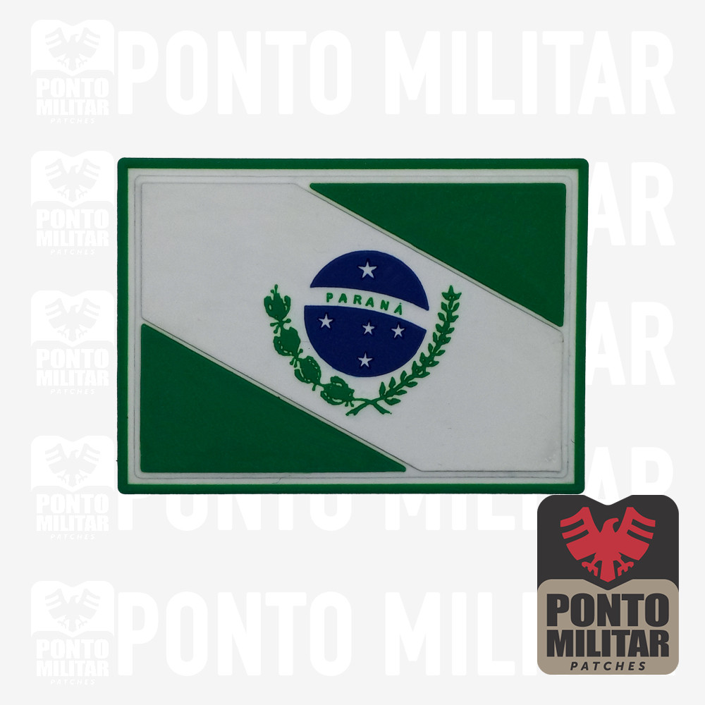 Bandeira Do Paraná Emborrachado Airsoft Patch – Ponto militar