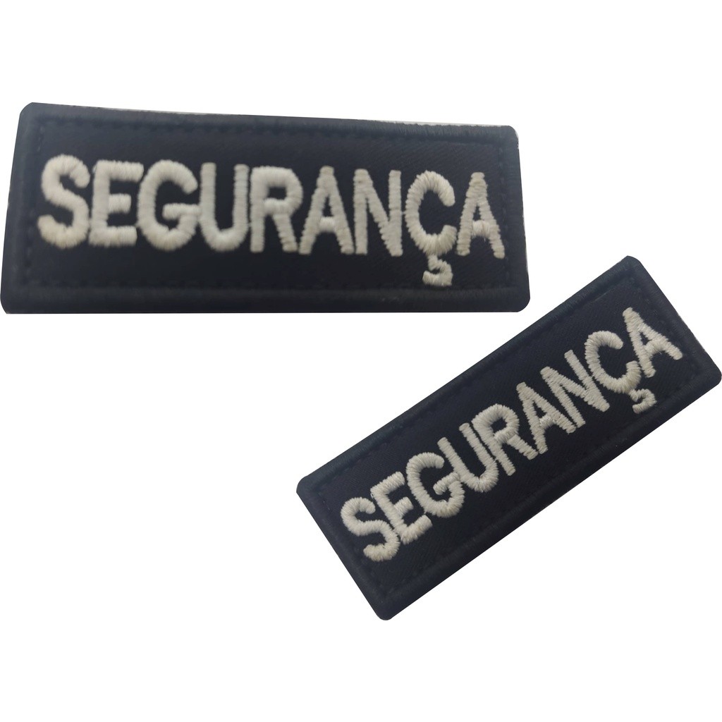 Patches Bordado Segurança 7.5×2.8 cm – Ponto militar