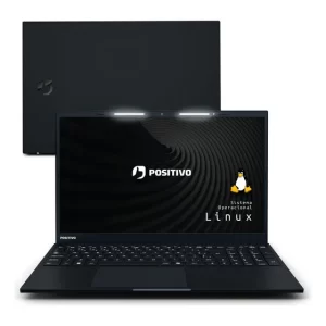 Notebook Positivo Vision R15 Lumina Bar Amd Ryzen 5 16gb 512gb, Tela 15 Full Hd Antirreflexo, Linux - Preto