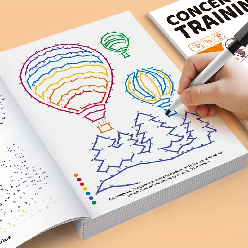 Livro de Treino de Labirinto para Crianças de 3 a 8 Anos: Diversão no Labirinto + Conexão de Números + Jogos de Colorir, Dificuldade Gradualmente Aumentando. Papel Espesso e Durável, Padrões de Desenhos Animados para Atrair Jovens, Ferramenta Perfeita para Desenvolver Pensamento Lógico e Habilidades de Resolução de Problemas! Presente Educativo Ideal para o Halloween e o Natal