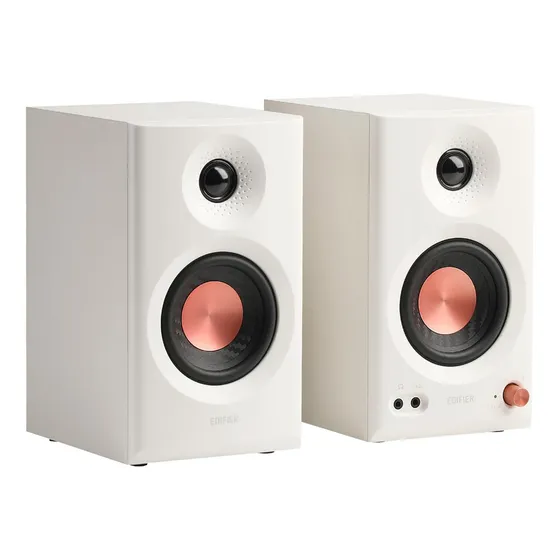 Monitores de estúdio Edifier Mr3 com Bluetooth de cor branca