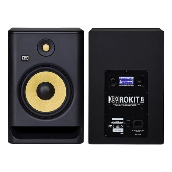 Par Monitores Krk Rokit 8 Rp8 G4 O Par Geração 4