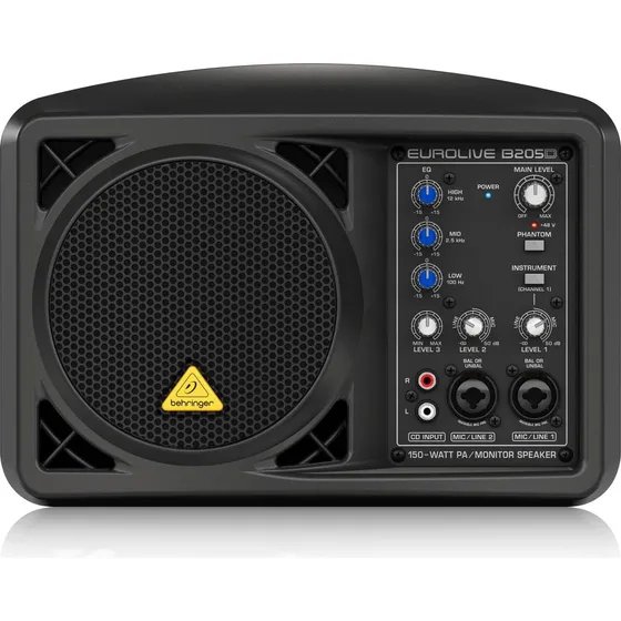 Alto-falante Com Monitor Alimentado Behringer Eurolive B205d